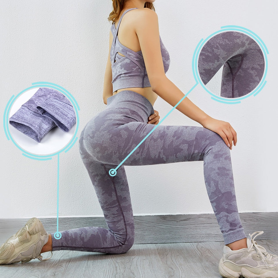 Camo Seamless Leggings - Hydra Fashion Store