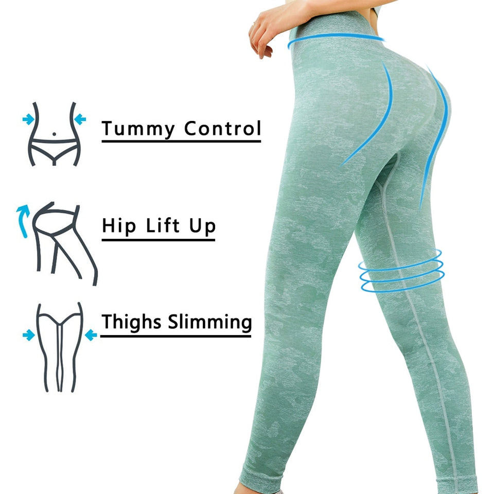 Camo Seamless Leggings - Hydra Fashion Store