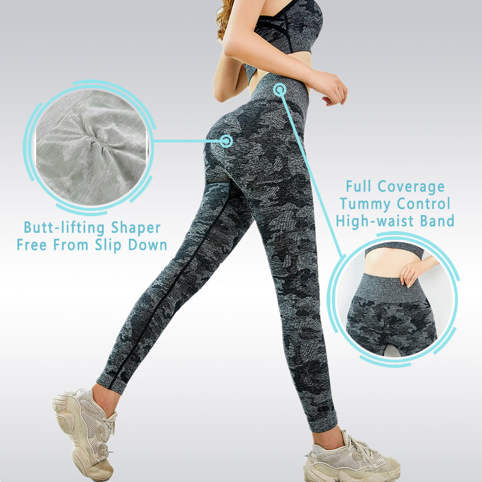 Camo Seamless Leggings - Hydra Fashion Store